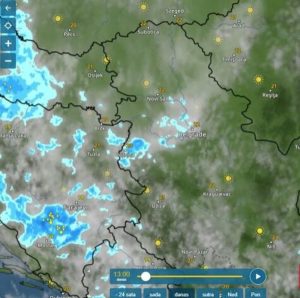 Радарските снимки покажуваат дека невреме се движи кон регионот: Еве кога се очекуваат дожд и грмежи во Макдонија